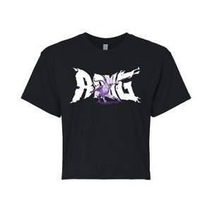 Women's - Avatar: The Last Airbender - Aang Momo Happy Cropped Graphic T-Shirt - 1 of 4
