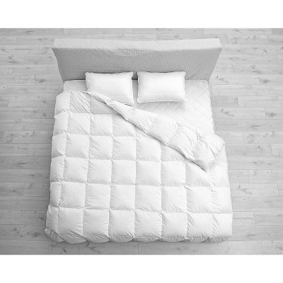 Continental Bedding Cuscino King Size In Piuma D'Oca 700-Soft: Morbido E Soffice, Tessuto Di Cotone, Traspirante E Ipoallergenico, Prodotto Negli USA, 1 Pezzo Bianco