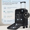 Lyngins 3-Piece Front Opening Luggage Set – 20" Carry on Luggage & 24" Expandable Suitcase with Matching Duffel Bag, USB Port, 360° Spinner Wheels - 3 of 4