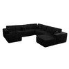 XIZZI Modular Sectional Sofa Couch, L/U-Shape Upholstered Couch, Modern Minimalist Couches for Living Room, Free Combination Deep Seat Corner Couch - 2 of 4