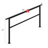 FUFU&GAGA Black Metal Stair Handrail for Indoor & Outdoor Use - 3 of 4