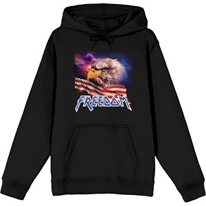 Americana Freedom Eagle 
 Adult Long Sleeve Hoodie - 1 of 2