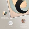 Art Remedy Earthworm in the glass bowl Contemporary Shapes Abstract Wall Art Framed - 4 of 4