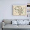 Trademark Fine Art -Johnston 'Johnstons Map of Africa' Canvas Art - 3 of 3