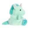 Aurora Palm Pals 4.5" Tilly Blue Unicorn Blue Stuffed Animal - 3 of 4