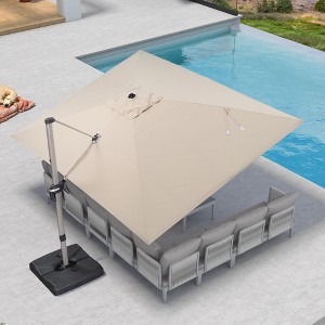 fry's patio umbrellas JONATHAN Y Best Choice Products 10ft lasting durability against corrosion for-him Color:Midnight Sun