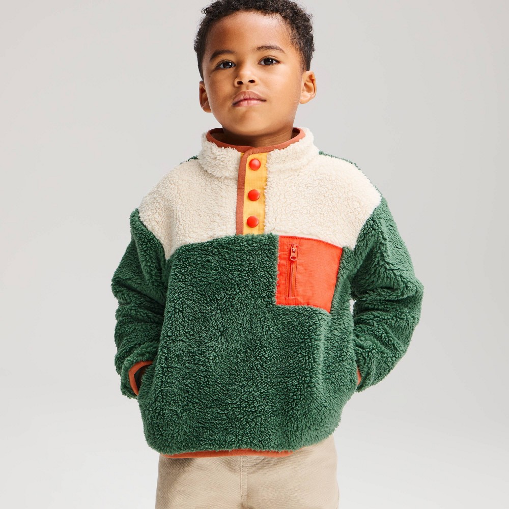 Toddler Boys' Pullover Sweater - Cat & Jack™ Green 3T