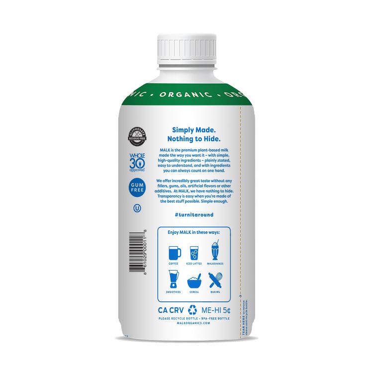 Malk Dairy-Free Almond Milk, 2 of 5