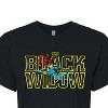 Women's - Marvel - Black Widow Type Cropped Graphic T-Shirt - 2 of 4