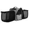 Munora - Expandable Pet Carrier Backpack - Front & Back Extension - Breathable Mesh Travel Pack for Small Dogs/Cats up to 26 lbs - 2 of 4