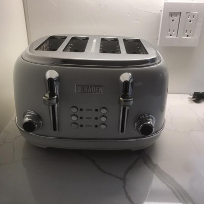 Haden Heritage 1.7 Liter Electric Tea Kettle & 4 Slice Wide Slot Toaster,  White, 1 Piece - City Market