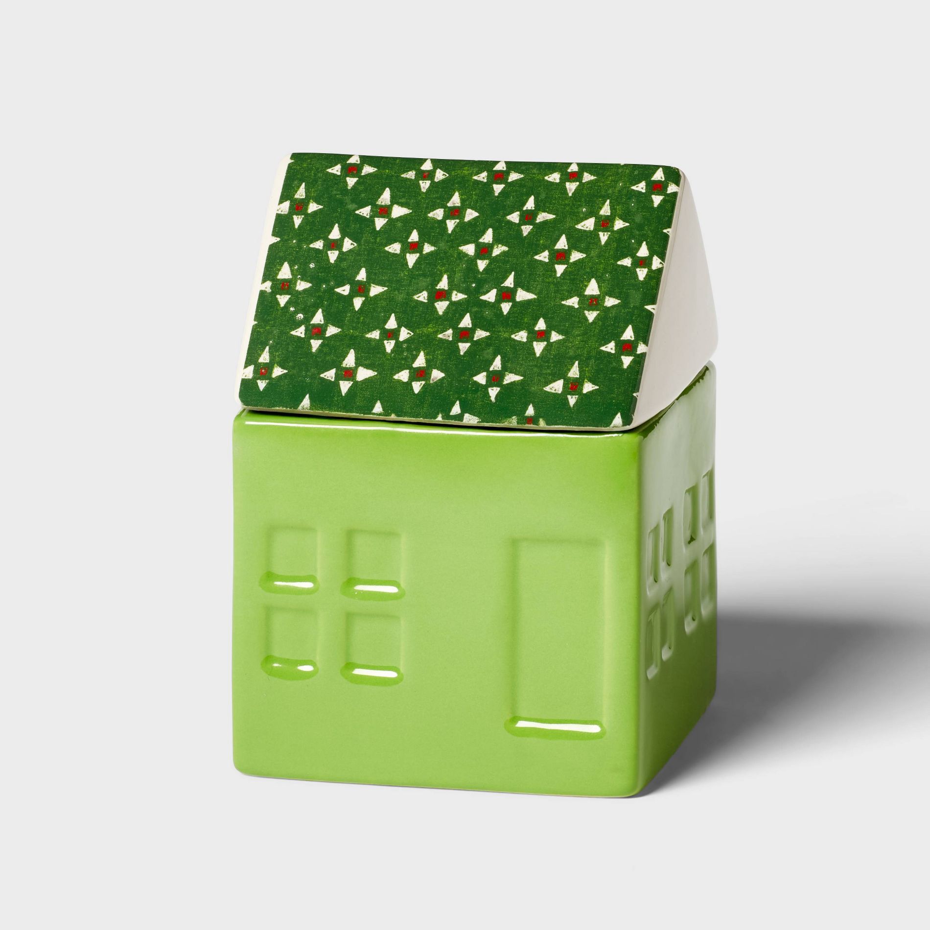 2 Wick Ceramic Lidded House Candle 14oz - Threshold™