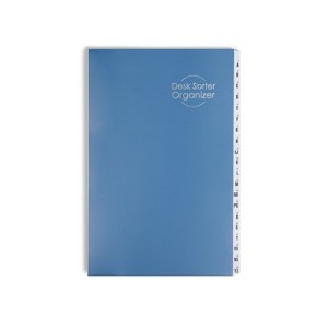 Smead Expandable Indexed Sorter 1-20/A-Z Index Legal Size Pressboard Navy Blue 89237 - 1 of 4