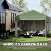 10x10 Pop Up Canopy Tent with 3 Sidewall, Heavy Duty Outdoor Instant Canopy, 3 Adjustable Heights - 3 of 4