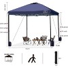 Anybear 10x10FT Navy Blue Pop Up Canopy Tent with Air Vent Waterproof - 3 of 4