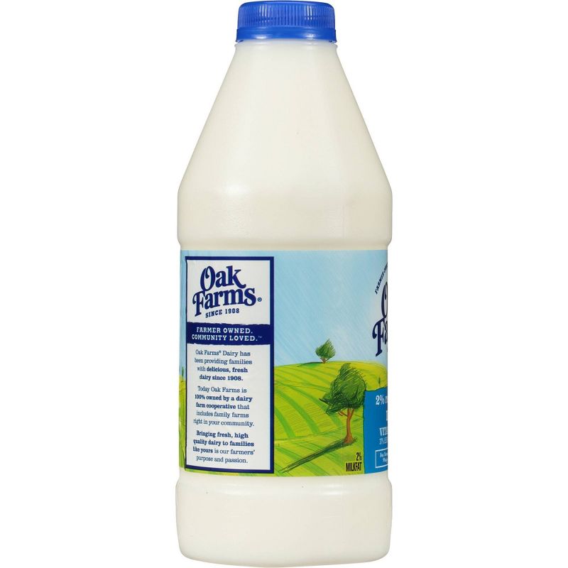 Oak Farms 2% Reduced Fat Milk - 1qt, 2 of 9