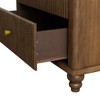 ORRD 45" Fluted 5-Drawer Dresser, Modern Chest of Drawers with Metal Handles, Wooden Storage Organizer for Bedroom & Entryway,Walnut - 2 of 4