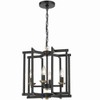 Craftmade Lighting Avante Grand 4 - Light Chandelier in  Flat Black/Satin Brass - 3 of 4
