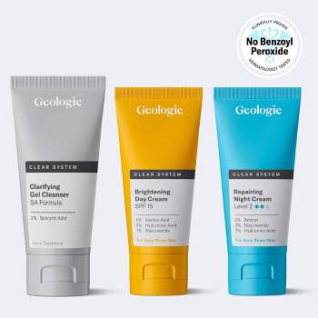 Geologie Clear System Month 2 / Level 2 Acne Treatment & Skincare Set - 3pc