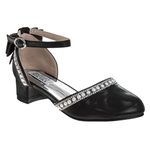 Badgley Mischka Girls' Low Heeled Dress Shoes. (Little Kids/Big Kids)Black, Size: 8 - 1 of 4