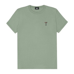 Dalix Espresso Martini Embroidered Lightweight Relaxed Jersey Tee Summer Cute Food Womens - 1 of 4