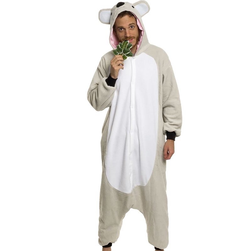 Funziez! Koala Men's Novelty Union Suit Costume for Halloween, 1 of 8