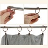 Unique Bargains Curtain Rings with Clips Iron for Hanging Curtains and Shower Curtain 10 Pcs - 4 of 4