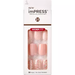 KISS Products imPRESS Wide Fake Nails - Just a Dream - 33ct