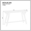 NicBex Narrow Console Table with Solid Wood Legs,Minimalist Entryway Table,Modern Couch Table for Living Room - 3 of 4