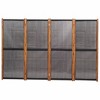 VidaXL 4-Panel Room Divider Black 110.2 in.x70.9 in. - 4 of 4