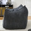 Bean Bag Chair Modern with Armrests and Handle for Living Room Relaxing 47.2" Wide-3irtyhousy - 3 of 4