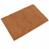 Home Mart Goods Pumpkin Orange Soft Cozy Plush Chenille Bath Mat Bathroom Rug - 36"x24" - 2 of 2