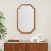 MH London Gable 29" x 18" Solid Wood Wall Mounted Accent Mirror - 3 of 4