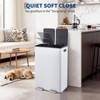 Stainless Steel Trash Can with 2x8 gal,Double Garbage Can and Removable Inner Buckets & 2 Lids for Kitchen Living Room - 4 of 4