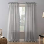 Erica Crushed Sheer Voile Rod Pocket Curtain Panel - No. 918