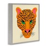 Stupell Industries Modern Leopard Wildlife Face Black Framed Giclee Art - 3 of 4