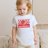 The Juniper Shop Strawberry Rays Toddler Short Sleeve Tee - 5T - White - 3 of 4