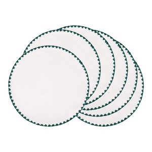 REGALWOVEN Farmhouse Placemats Set of 4 Placemats for Dining Table Decor Indoor Washable Kitchen Table Mat - 1 of 4