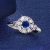 Ross-Simons 0.40 Carat Sapphire and .15 ct. t.w. Diamond Ring in 14kt White Gold - 4 of 4