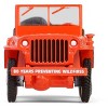 1944 Willys MB Jeep Red "Smokey Bear 80th Anniversary" "Anniversary Collection" Series 17 1/64 Diecast Model Car by Greenlight - 4 of 4