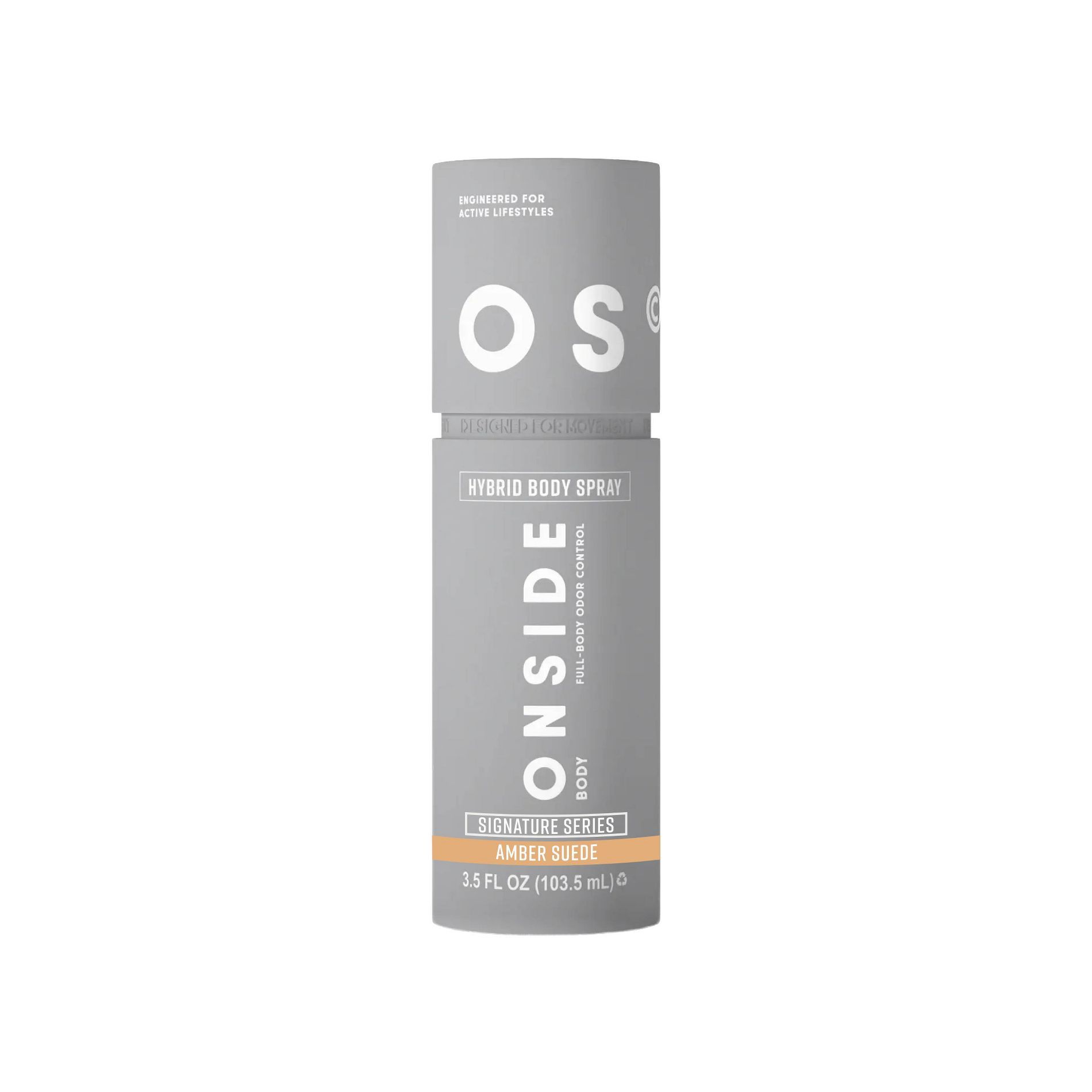 Onside Men's Aluminum-Free All-Over Odor Protection Hybrid Body Spray - Signature Jude Bellingham Amber Suede - 3.5 fl oz