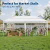 Pop Up Canopy Tent Heavy-Duty 210D Oxford Fabric Includes Roller Bag and 6 Sandbags, UV Protection for Beach and Party - 3 of 4