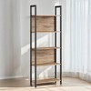 VASAGLE 5-Tier Bookcase, Bookshelf, Book Shelf, with Steel Frame, for Living Room, Home Office, Bedroom, 9.4 x 24.4 x 65 Inches - 2 of 4