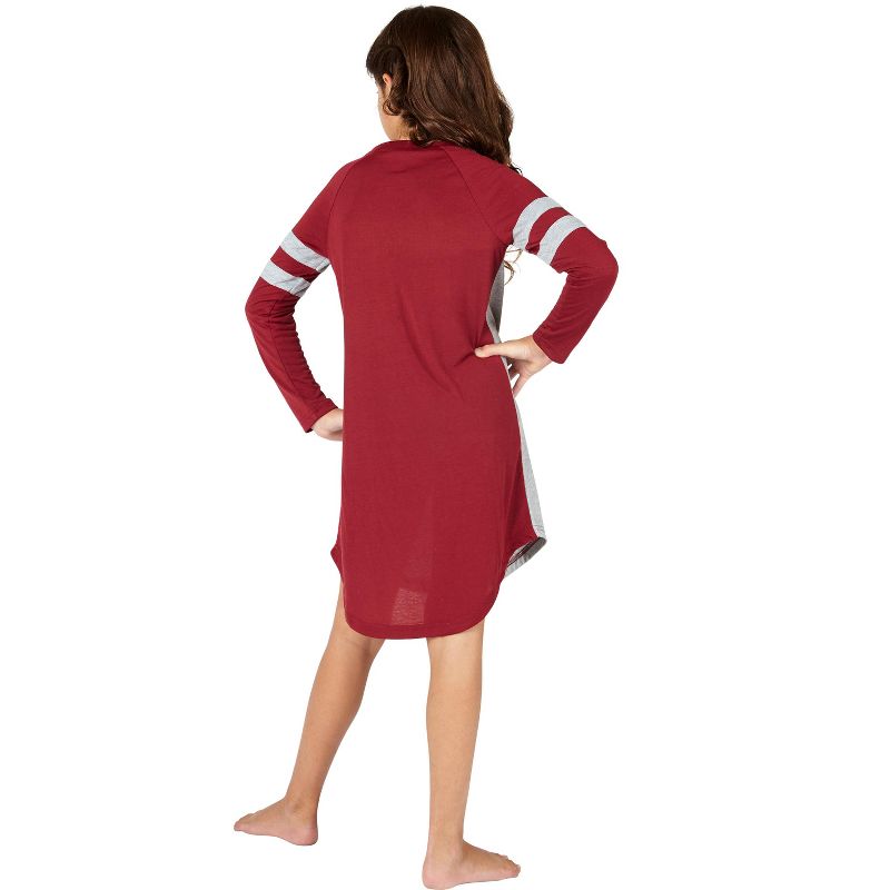 Harry Potter Hermione Varsity Gryffindor Quidditch Fantastic Pajama Holiday Nightgown, 2 of 4