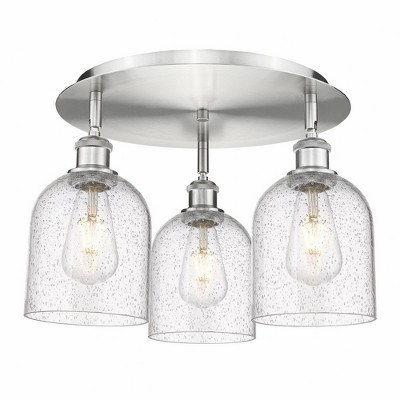 Bella - 3 Light Flush Mount In Industrial Style-10.5 Inches Tall and 17.25 Inches Wide