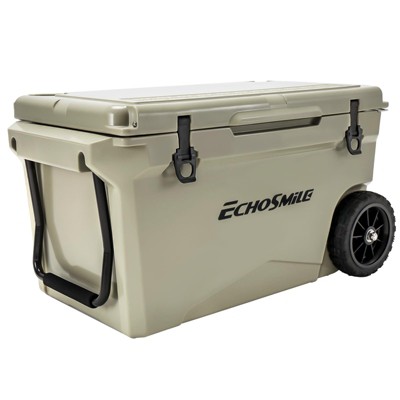 MaseiKar 60/75 Quart Rotomolded Cooler, 5 Days Protale Ice Chest, Suitable for BBQ, Camping, Picnic, and Other Outdoor Activities
