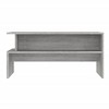 vidaXL Modern Gray Sonoma Engineered Wood Coffee Table with Sturdy Tabletop & Ample Storage - 3 of 4