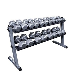 Body-Solid Cast Iron Hex Dumbbell Set (5-50 lbs.) - 1 of 1