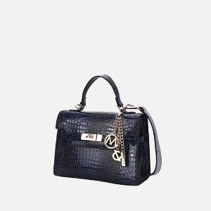 MKF Collection Naomi Vegan Crocodile Leather Women’s Satchel Bag by Mia K - 1 of 4