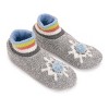MUK LUKS Women's Cozy Ribbed Cuff Booties, Charcoal - 2 of 4